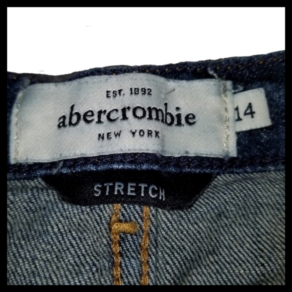 Abercrombie Cut Off Denim Shorts Sz 0 / 00 - Picture 3 of 11